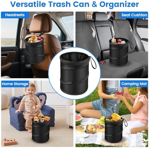 2 Pack Car Trash Can, Mini Pop-Up Car Garbage Can - Image 6