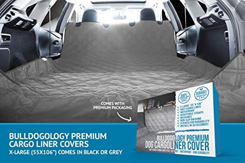 Bulldogology SUV Cargo Liner for Dogs 55"x106" Heavy Duty Pet Trunk Cargo Cover - Image 6