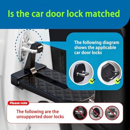 2-Pack Universal Car Door Step for Roof Rack Access, 400 lb - Image 6