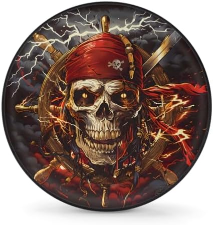Rv Spare Tire Cover Wheel Pirate Skull Funny Tire Covers Wheel Protectors by FengQuGou