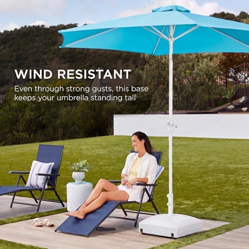 Best Choice Products 123lb Capacity Fillable Mobile Umbrella Base Heavy Duty - Image 3