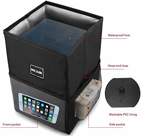 Beicarin Car Trash Can with Lid - Image 3
