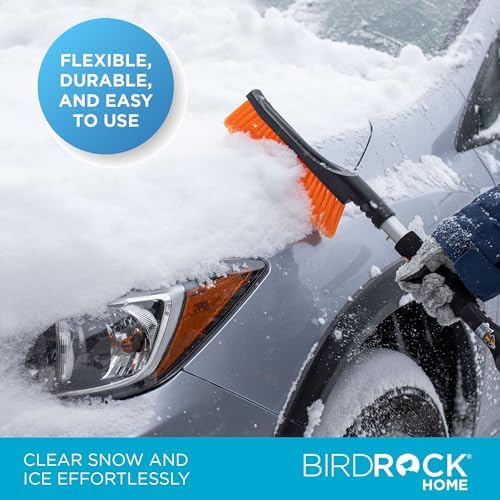 BIRDROCK HOME Snow Brush with Detachable Ice Scraper - Image 4