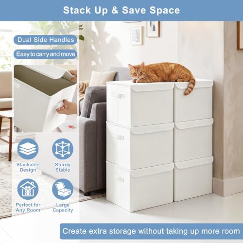 Bagnizer Large 17" 42 Quarts Collapsible Stackable Storage Bins - Image 5