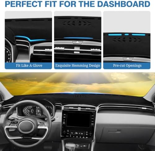 FIILINES Dash Cover for 2022-2024 Hyundai Tucson NX4 Accessories, Dashboard Pad - Image 4