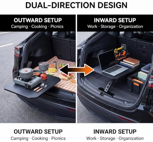 Rear Trunk Table for RAM 2500 Rebel 2023-2026, Foldable Adjustable Tailgate - Image 3