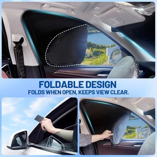 Car Window Shades for Mercedes-Benz C-Class 2014-2021, Privacy Window Covers - Image 3