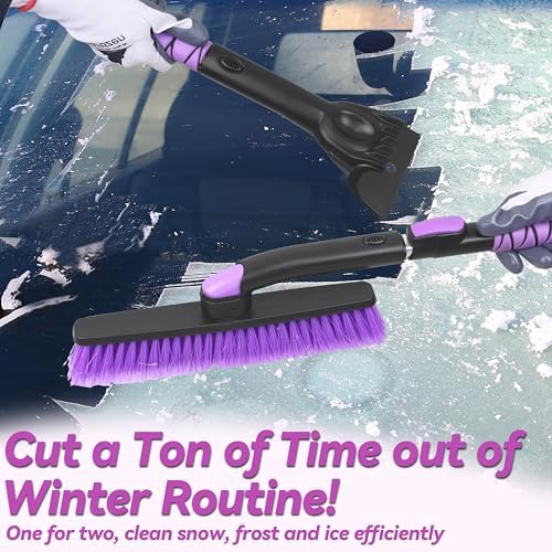 Gardzen 57" Extendable Snow Brush - Image 5