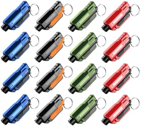 Window Breaker Seatbelt Cutter, 2 in 1 Emergency Keychain Car Escape Tool by Unknown