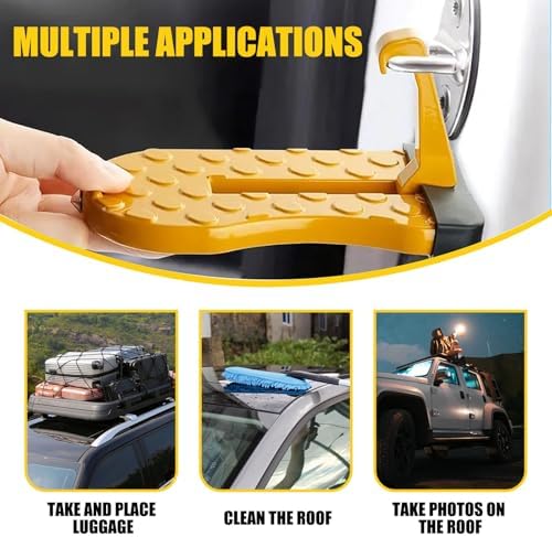 Sakerplus Adventure Ready SUV Roof Step, Heavy Duty 510lbs Capacity, Universal - Image 5
