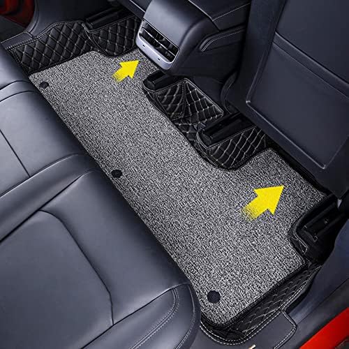 Compatible with Tesla Model Y Juniper Refresh 5 Seat 2026 Floor Mats Luxury - Image 3