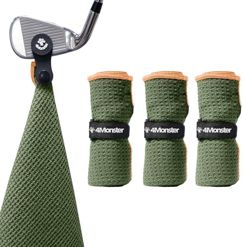 4Monster Golf Towels 3-Pack by 4Monster