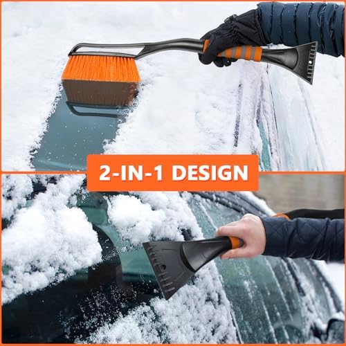 Showvigor 25" Snow Brush and Ice Scrapers - Image 4