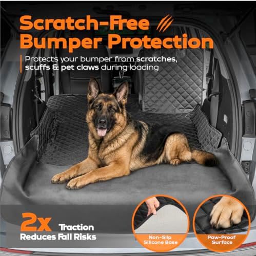 SUV Cargo Liner for Dogs & Pets | Waterproof Trunk Mat for SUV | 60/40 Split - Image 4