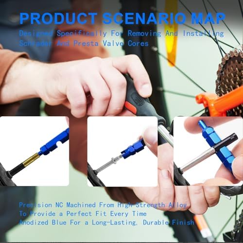 Suaika Brand Tire Valve Stem and Valve Core Removal Tool Set - Image 4