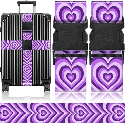 Slohif Luggage Straps for Suitcases Travel Belt Accessories Luggage Connector by Slohif