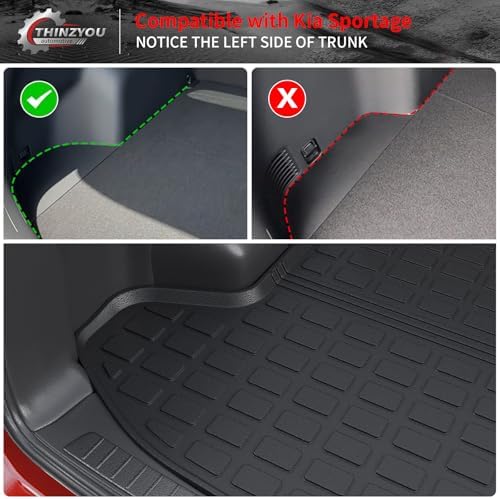 Cargo Mat & Backrest Mats for 2023-2026 Kia Sportage Accessories - Image 2