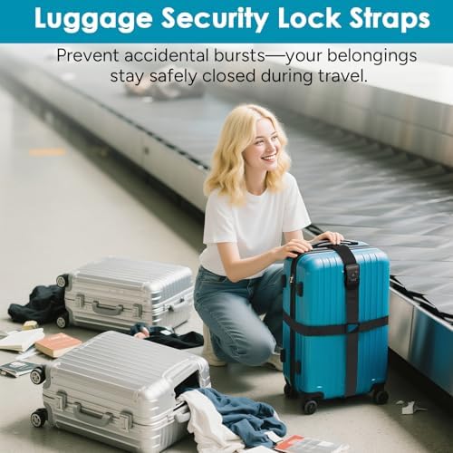 Travel Inspira TSA Accepted Long Luggage Cross Straps - Image 3