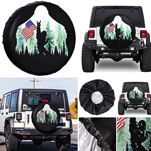 Spare Tire Cover Big Foot Polyester Universal Waterproof Corrosion Protection - Image 6
