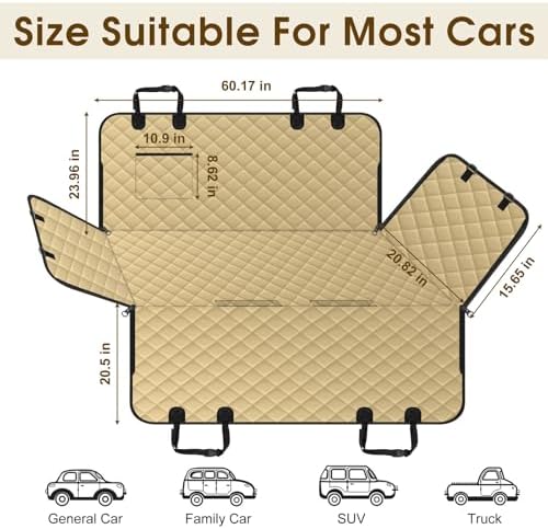 NECKORY Waterproof Dog Car Seat Cover - Image 2
