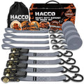 Haccoplanet Ratchet Tie Down Straps, 1 in x 16 ft by Haccoplanet