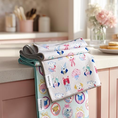 RECYCO Waffle Kitchen Towel Set of 2 by RECYCOHOMECOLLECTION