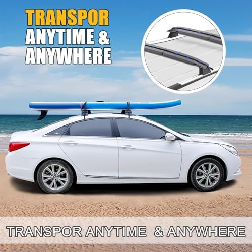 1 Set Universal Car Soft Roof Rack Pads, Luggage Carrier System - Image 2