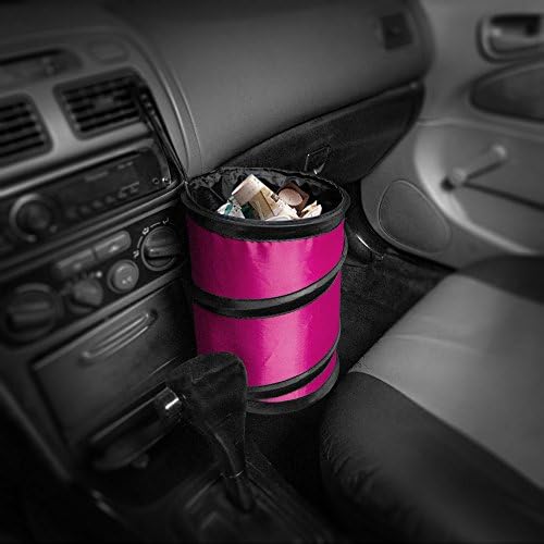 FH Group Automotive Waterproof Portable Collapsible Small Trash Can Garbage - Image 4