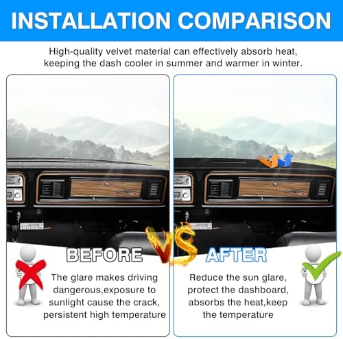 Autorder Dashboard Cover Mat for 1973-1977 1978 1979 Ford - Image 3