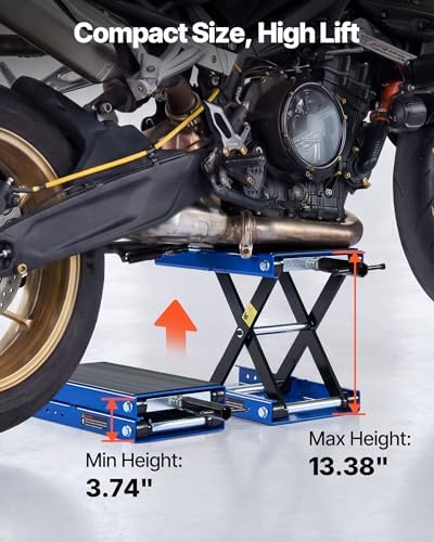 VEVOR Motorcycle Lift, 1100 lbs Motorcycle Scissor Lift Jack - Image 3