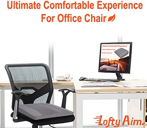 Lofty Aim Car Seat Cushion, Memory Foam Car Seat Cushions - Image 4