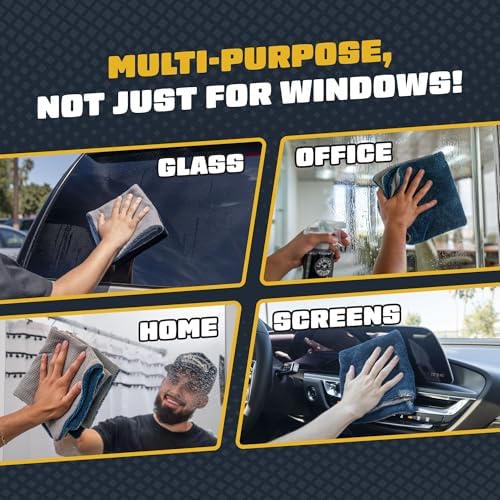 Chemical Guys, Clean Stroke Dual-Sided Glass Towels, 16 x 16 inches - Image 4