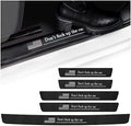 5PCS Car Door Sill Protector, Carbon Fiber Sport Threshold/Rear Bumper Guard by Turcee