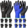 toolant Crinkle Latex Work Gloves, 12 Pairs by toolant