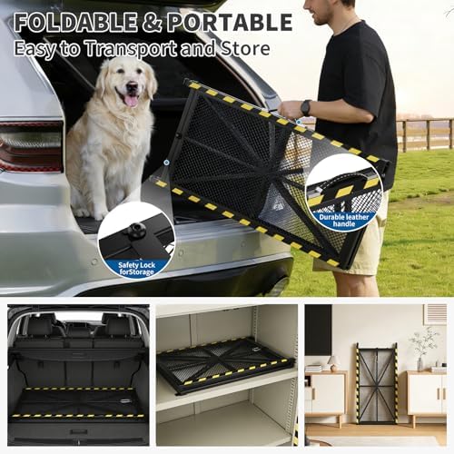 63" × 20" Vehicle Pet Ramp, Steel Dog Ramp - Image 7