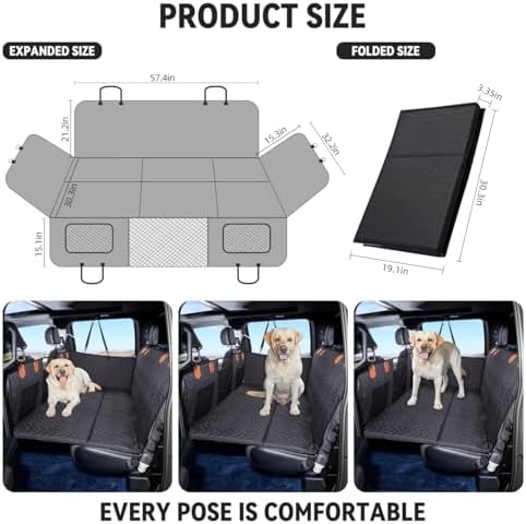 YJGF Hard Bottom Dog Car Seat Cover - Image 6