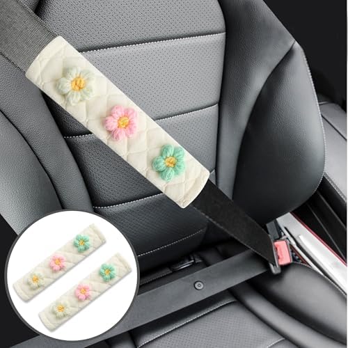 Amooca 2 Pack Seat Belt Covers Soft Shoulder Pad - Image 4