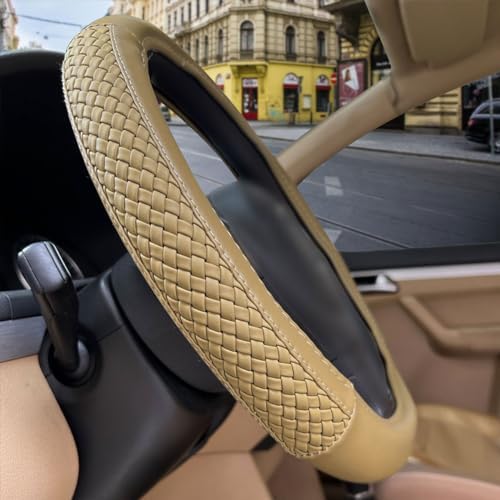 Flying Banner car Steering Wheel Cover Faux Leather Massage Universal fit 3D - Image 3