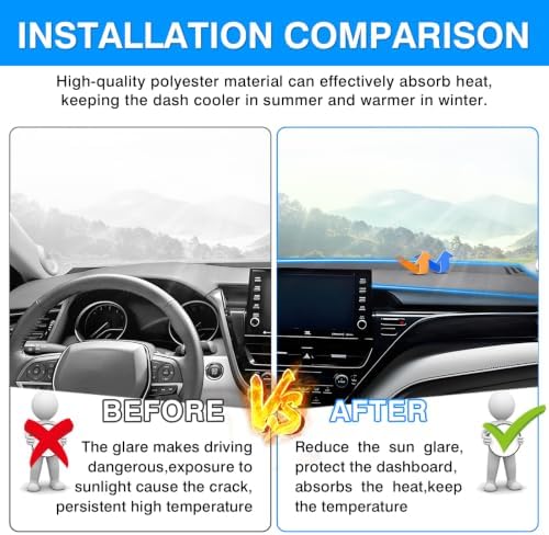 Autorder Gray Dashboard Cover Mat - Image 3
