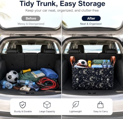 Mushroom Car Trunk Organizer 20L Fold Auto Storage Basket - Image 6