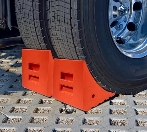 Mytee Products Polyurethane Large Wheel Chock W/Mounting Holes - Image 5