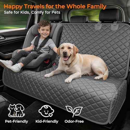URPOWER Dog Car Seat Cover for Back Seat, Waterproof Car Seat Protector - Image 7