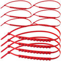 10Pcs Orange Plastic Tire Ties for Car Tire Ice and Mud Traction by Unknown