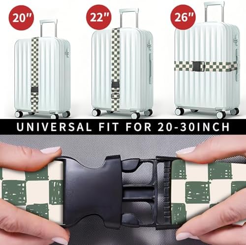 Luggage Straps for Suitcases, Heavy Duty Travel Belt - Image 4