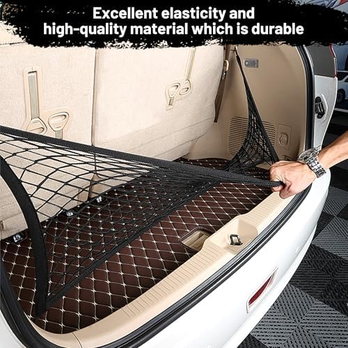 Elastic Cargo Net for SUV, Net Stretchable 31.2" x 24" Stretch to 62.4" x 48" - Image 4