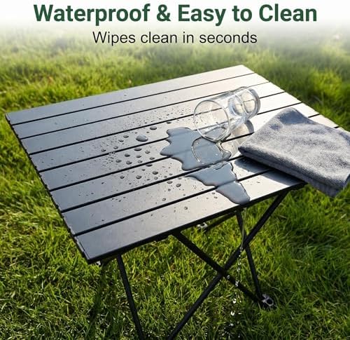 Folding Camping Table, Small Camping Table, Portable Aluminum Camp - Image 6