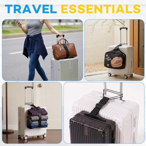 6 Pack Adjustable Multi Use Luggage Connector Straps - Image 4