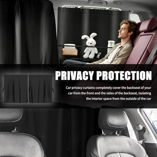 3PCS Car Privacy Curtains Kit, 2026 Upgraded Car Curtains - Image 4