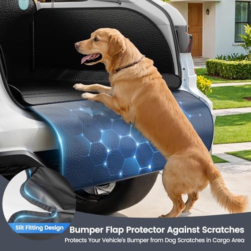 SUV Cargo Liner for Dogs, Waterproof PU Leather Pet Trunk Covers - Image 5