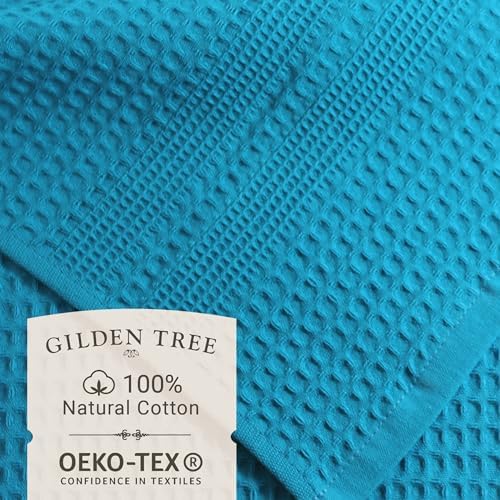 GILDEN TREE Waffle Hand Towels for Bathroom Quick Dry Towel Super Absorbent - Image 2
